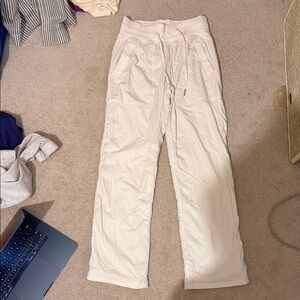 Lululemon white dancer joggers